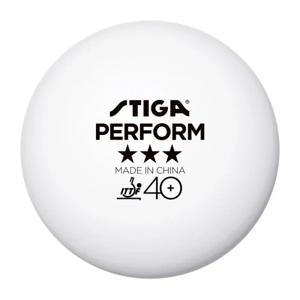 Мяч для наст. тенниса Stiga Perform 3***, 40+, 1113-2110-06, пластик, ITTF Appr., уп.6 шт, бел за 2&nbsp;121.60 ₽ в Барнауле