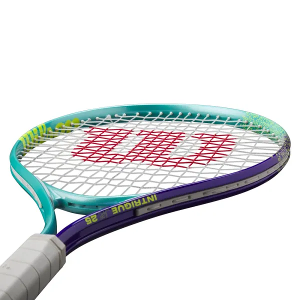 Ракетка б/т дет. Wilson Intrigue Jr 25, WR180310U, для детей 9-10лет, алюминий,со струн., бирюз-фиол за 5&nbsp;271.70 ₽ в Барнауле