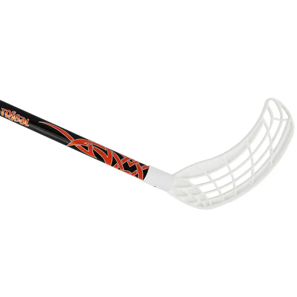 Клюшка для флорбола RealStick Tribal Jr, MR-KF-TR85-WH, 85см,прямой крюк,пластик,черн-бел-оранж за 2&nbsp;237.20 ₽ в Барнауле