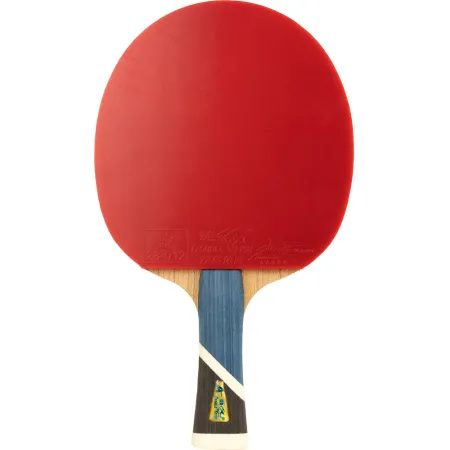 Ракетка для н/т DOUBLE FISH 5A+C, для продвин, ITTF Appr, накл. 2,1 мм, конич. ручка+ 2 мяча V40+мм за 2&nbsp;779.50 ₽ купить в Барнауле