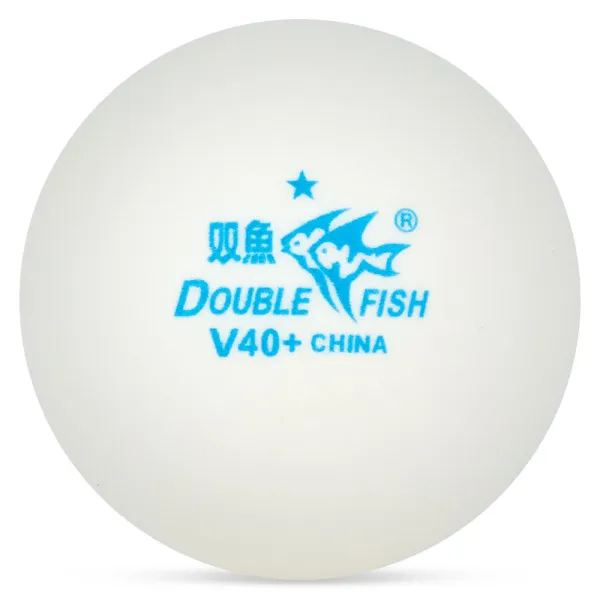 Мяч для наст. тенниса DOUBLE FISH 1* Ball, арт. V40+1, диам. V40+мм,плаcтик,упак.100 шт,белый за 4&nbsp;243.20 ₽ в Барнауле